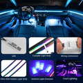 Car interior LED strip lights