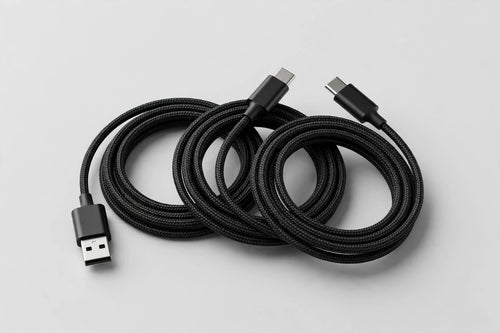 Braided Nylon Cable 3-Pack